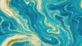 Gold marbling texture design. Green Blue and golden marble pattern.