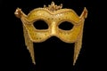 Gold Mardi Gras Mask