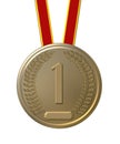 Gold Medal Royalty Free Stock Photo