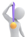 Gold medalist Royalty Free Stock Photo