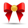 Gold medals with a bow