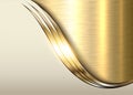 Gold metal background Royalty Free Stock Photo