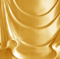 Gold metal Buddha statues