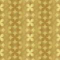 Gold metallic regular seamless pattern.