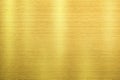 Gold metal texture of brushed stainless steel plate Royalty Free Stock Photo