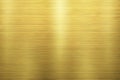 Gold metal texture of brushed stainless steel plate Royalty Free Stock Photo