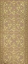 Gold metal texture seamless floral elegant foliage background Royalty Free Stock Photo