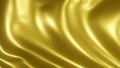 Gold metal texture with waves, liquid silver metallic silk wavy design
