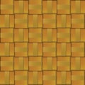 Gold metal weave cross pattern