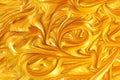 Gold metallic glitter paint swirls Royalty Free Stock Photo