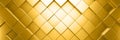 Futuristic gold hexagonal texture background. 3d rendering Royalty Free Stock Photo