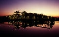 Gold Mine procesing plant in the early morning just before sunrise