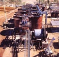 Gold Mine procesing plant under constructiion