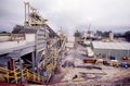 Gold mine procesing plant at the underground gold mine