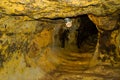 Gold mine tunnel