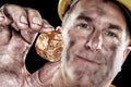 Gold miner with nugget