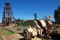 Gold mining industrial monument Royalty Free Stock Photo