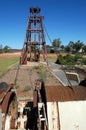 Gold mining industrial monument Royalty Free Stock Photo