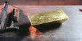 gold mining ingot yellow foundry metal manufacturing