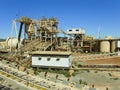 Gold Mining Process Plant Royalty Free Stock Photo