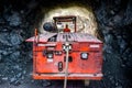 Gold mining underground