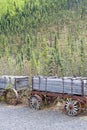 Gold mining wagons Royalty Free Stock Photo