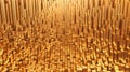 Gold. Money abstract design background 3d illustration