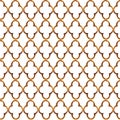 Gold Moroccan seamless pattern. watercolor texture lattice in Arabic, oriental style