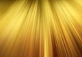 Gold motion blur background with yellow rays or lines of paint streaks in elegant fancy sunburst pattern Royalty Free Stock Photo