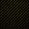 Gold Musical Notes Metallic Faux Foil Polka Dot Black Background