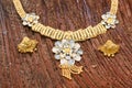 Gold Necklace jewelry for Indian bride, Kerala