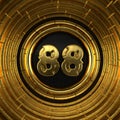 Gold number eighty-eight years celebration