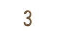 Gold old vintage retro Font Number 3