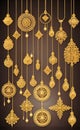 Gold ornament latest design