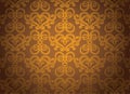 Gold ornamental pattern Royalty Free Stock Photo