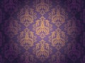 Gold ornamental pattern Royalty Free Stock Photo