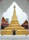 Gold Pagoda in frame