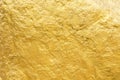 Gold paint stone or rock texture glitter abstract on background Royalty Free Stock Photo