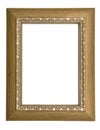 Gold-painted picture frame