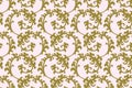 Gold pattern background