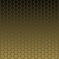 Black and gold illustration, high resolution square format and definition. Royalty Free Stock Photo