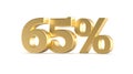 65 Gold percent 3d rendering red metal discount