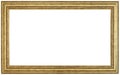 Gold picture frame Royalty Free Stock Photo