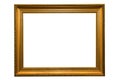 Gold picture frame Royalty Free Stock Photo