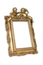 Gold picture frame Royalty Free Stock Photo