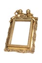 Gold picture frame Royalty Free Stock Photo