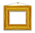 Gold picture frame