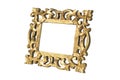 Gold picture frame Royalty Free Stock Photo