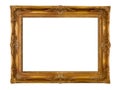 Gold picture frame Royalty Free Stock Photo