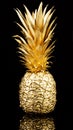 Gold pineapple Royalty Free Stock Photo
